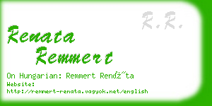 renata remmert business card